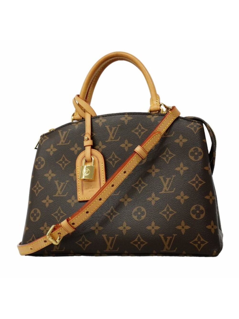 Louis Vuitton Handbag Monogram Petit Palais PM Brown 2-Way Bag